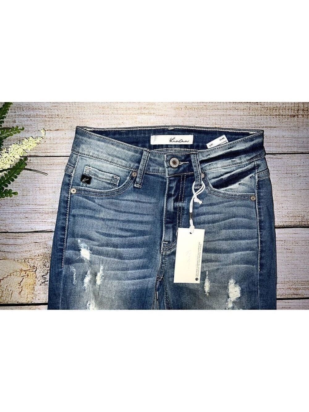 KanCan Distressed Skinny Jeans (Sz 0) - Picture 3 of 5
